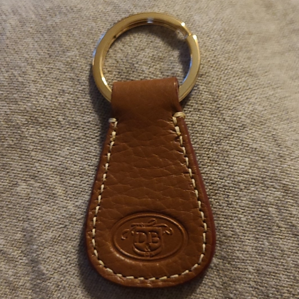 Dooney & Bourke Pebbled Leather Key Ring